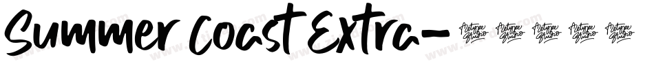 Summer Coast Extra字体转换